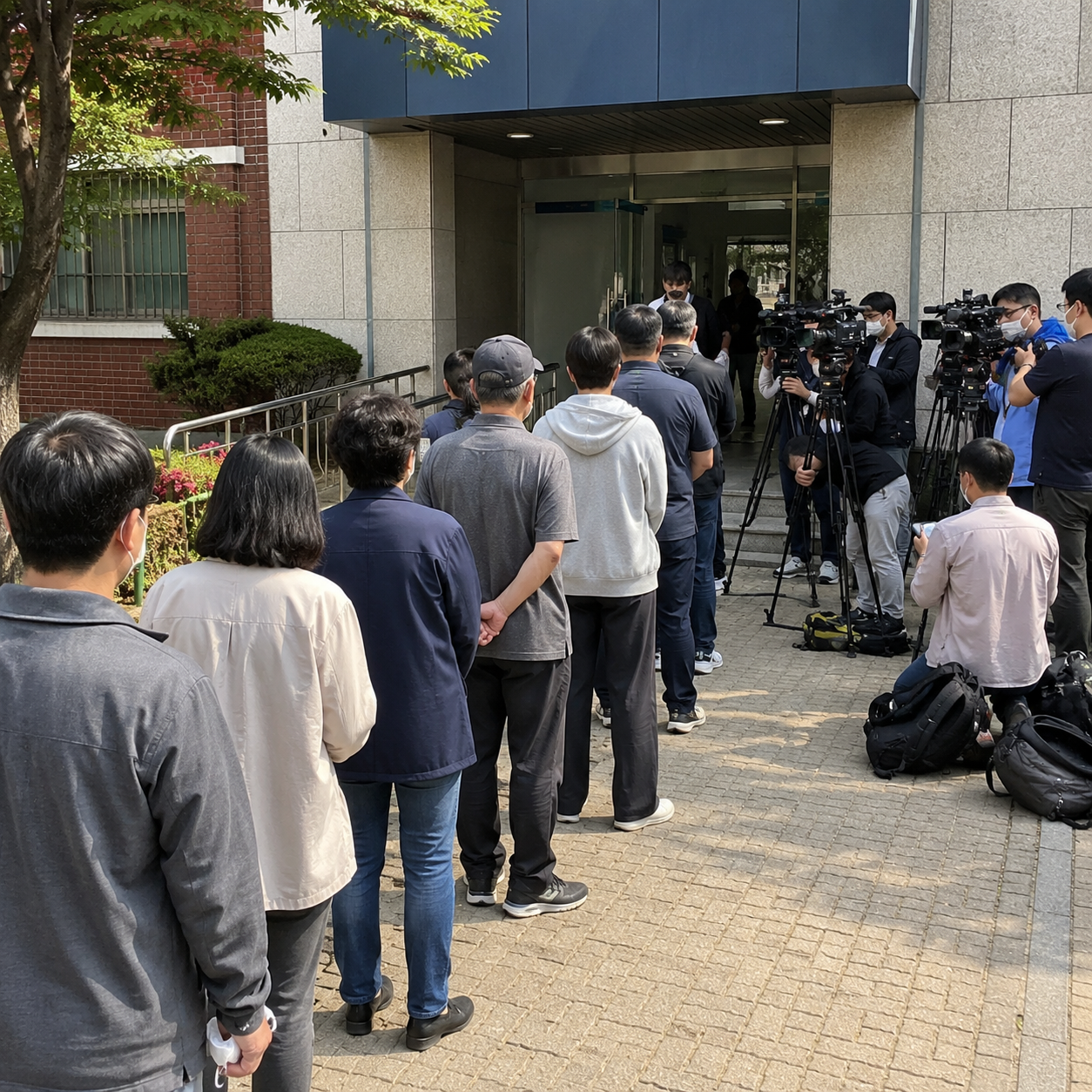이준석 투표 새치기 논란 관련 투표소 현장 분위기